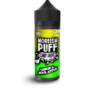 Candy Drops by Moreish Puff Shortfills E-Liquid Vape Juice | Lemon & Sour Apple 100ml
