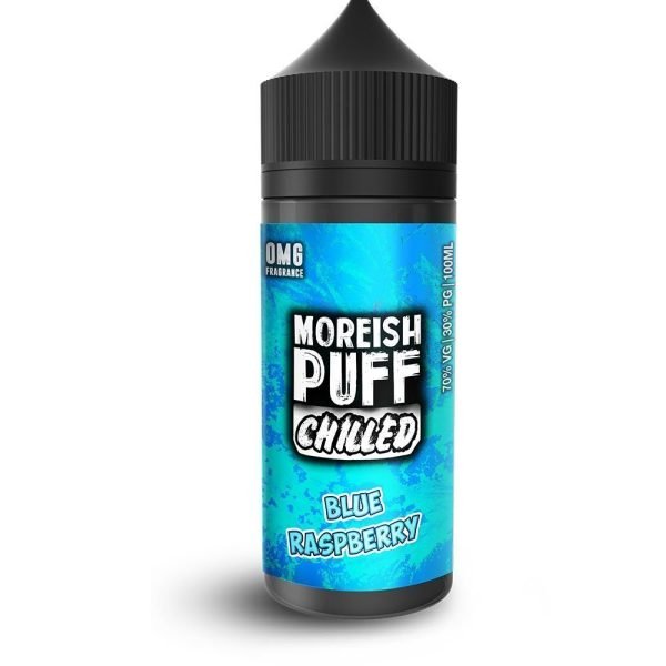 Chilled by Moreish Puff Shortfills E-Liquid Vape Juice | Blue Raspberry 100ml
