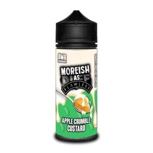 Custard by Moreish Puff Shortfills E-Liquid Vape Juice | Apple Crumble 100ml