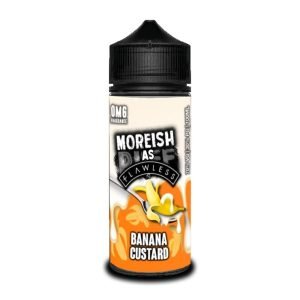 Custard by Moreish Puff Shortfills E-Liquid Vape Juice | Banana 100ml