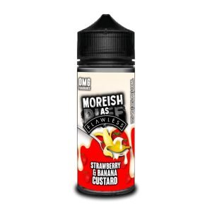 Custard by Moreish Puff Shortfills E-Liquid Vape Juice | Strawberry & Banana 100ml