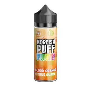 Fruits by Moreish Puff Shortfills E-Liquid Vape Juice | Blood Orange, Citrus & Guava 100ml