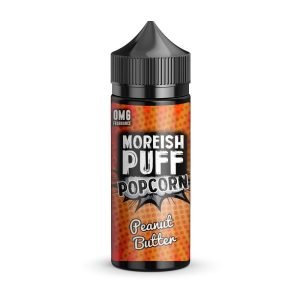 Popcorn by Moreish Puff Shortfills E-Liquid Vape Juice | Peanut Butter 100ml