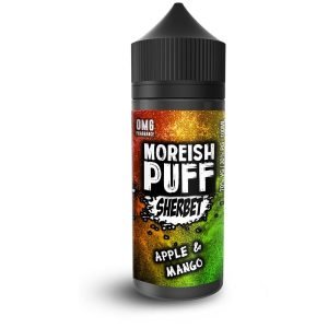 Sherbet by Moreish Puff Shortfills E-Liquid Vape Juice | Apple & Mango 100ml