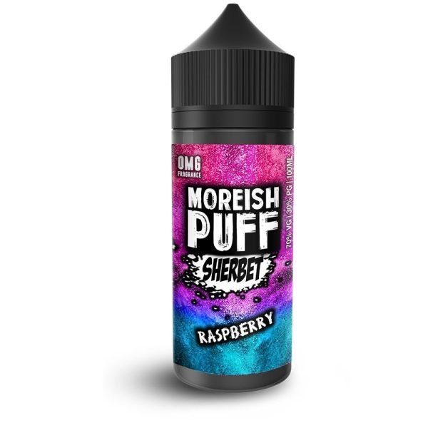 Sherbert by Moreish Puff Shortfills E-Liquid Vape Juice | Raspberry 100ml