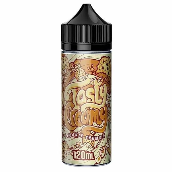 Tasty Creamy Shortfills E-Liquid Vape Juice | Cookie Crumble 100ml