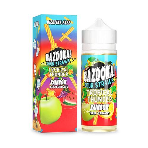Bazooka Sour Straws Rainbow