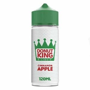 Donut King Shortfills E-Liquid Vape Juice | Cinnamon Apple 100ml - 0mg