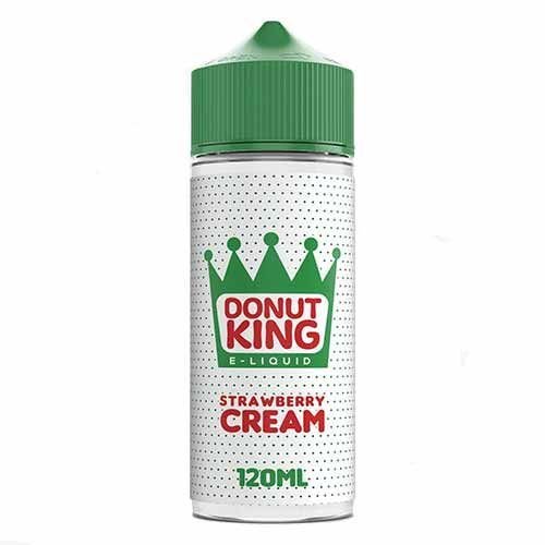 Donut King Shortfills E-Liquid Vape Juice | Strawberry Cream 100ml - 0mg