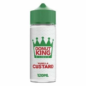 Donut King Shortfills E-Liquid Vape Juice | Vanilla Custard 100ml - 0mg