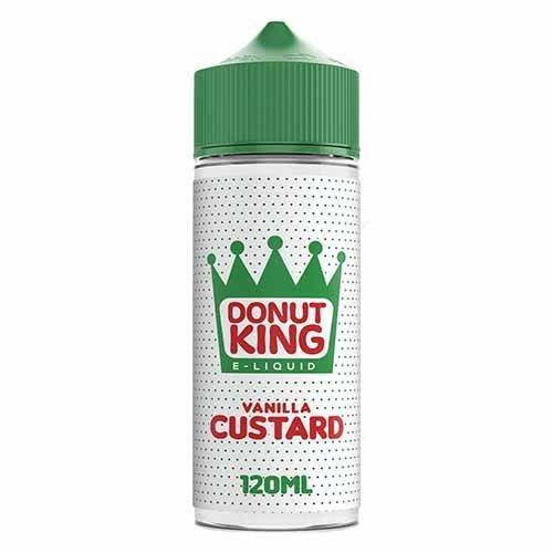 Donut King Shortfills E-Liquid Vape Juice | Vanilla Custard 100ml - 0mg