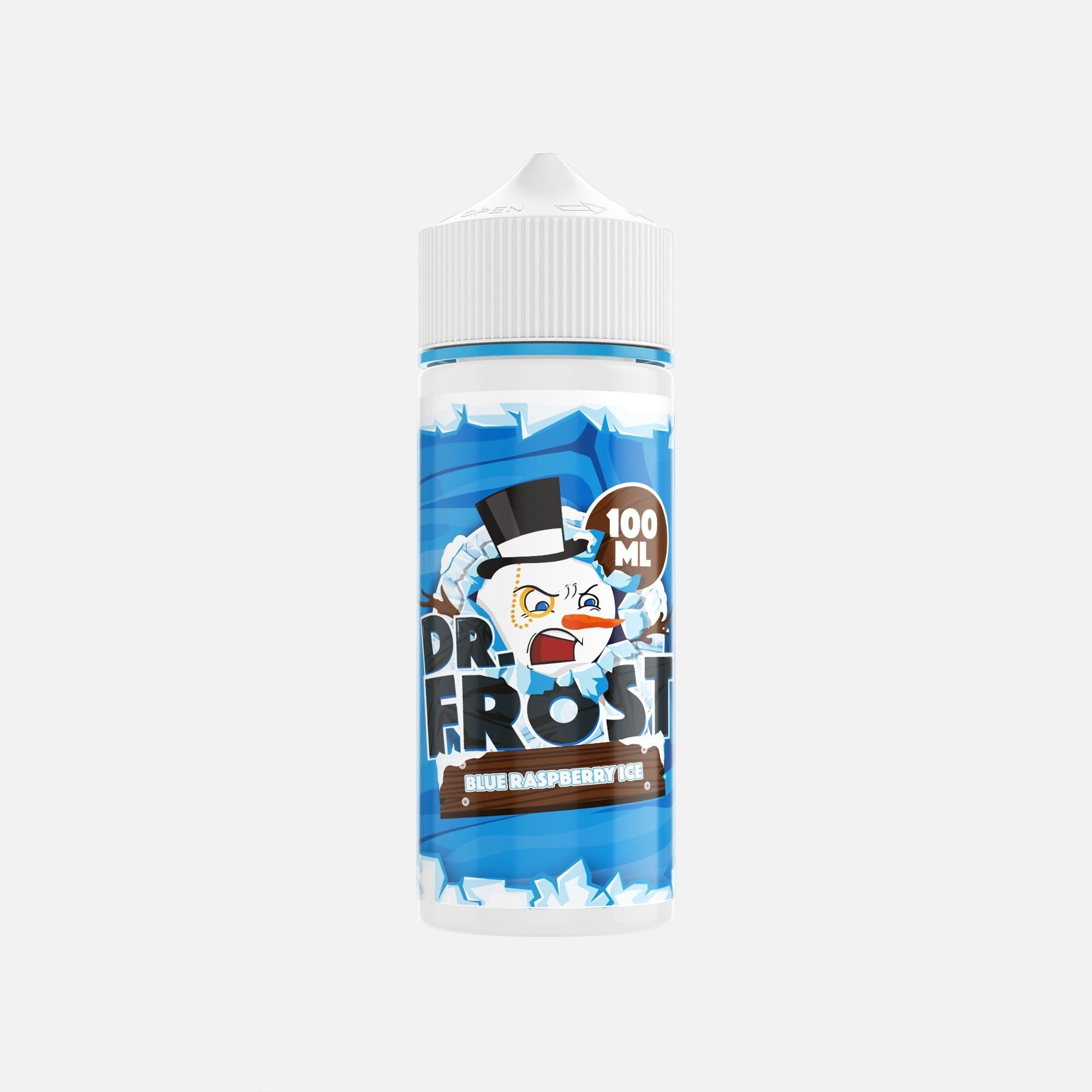 Dr Frost Shortfills E-Liquid Vape Juice | Blue Raspberry Ice 100ml - 0mg