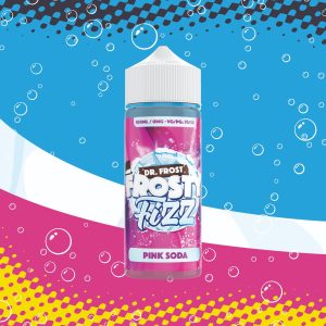 Dr Frost Shortfills E-Liquid Vape Juice | Frosty Fizz Pink Soda 100ml - 0mg