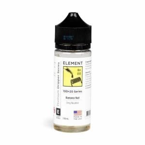 Element Shortfills E-Liquid Vape Juice | Banana Nut 100ml - 0mg
