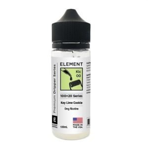 Element Shortfills E-Liquid Vape Juice | Key Lime Cookie 100ml - 0mg
