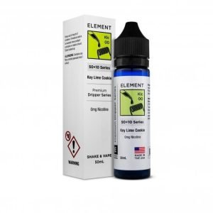 Element Shortfills E-Liquid Vape Juice | Key Lime Cookie 50ml - 0mg