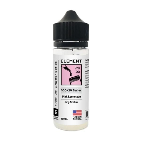Element Shortfills E-Liquid Vape Juice | Pink Lemonade 100ml - 0mg