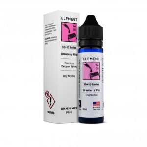 Element Shortfills E-Liquid Vape Juice | Strawberry Whip 50ml - 0mg