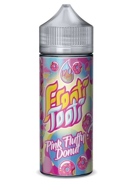 Frooti Tooti Shortfills E-Liquid Vape Juice | Pink Fluffy Donut 100ml - 0mg
