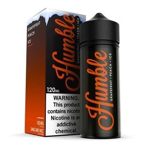 Humble Shortfills E-Liquid Vape Juice | Ruby Red Ice Grapefruit Peach 100ml - 0mg