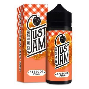 Just Jam Shortfills E-Liquid Vape Juice | Apricot Peach 100ml - 0mg