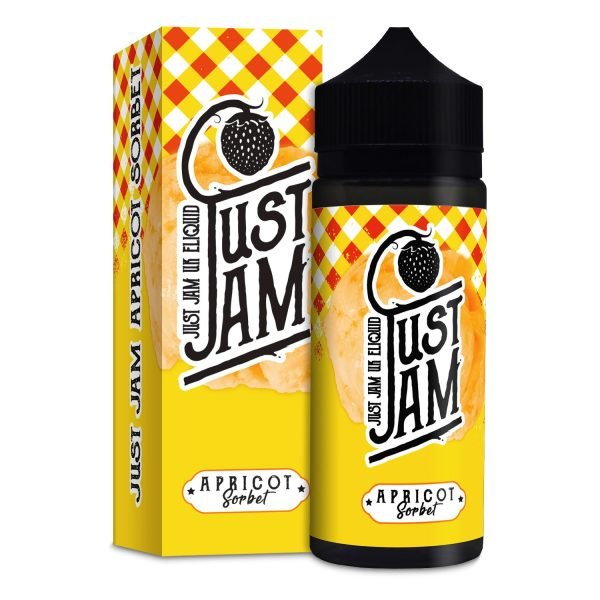 Just Jam Shortfills E-Liquid Vape Juice | Apricot Sorbet 100ml - 0mg