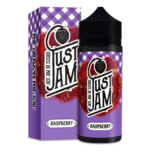 Just Jam Shortfills E-Liquid Vape Juice | Raspberry 100ml - 0mg