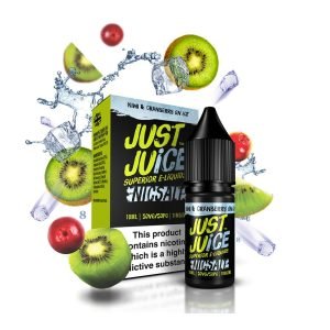 Just Juice Nic Salts | Kiwi & Cranberry On Ice 10ml