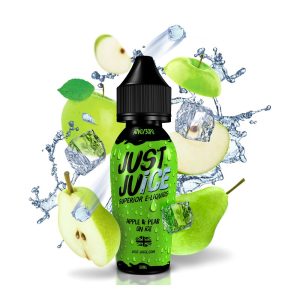 Just Juice Shortfills E-Liquid Vape Juice | Apple & Pear On Ice 50ml - 0mg