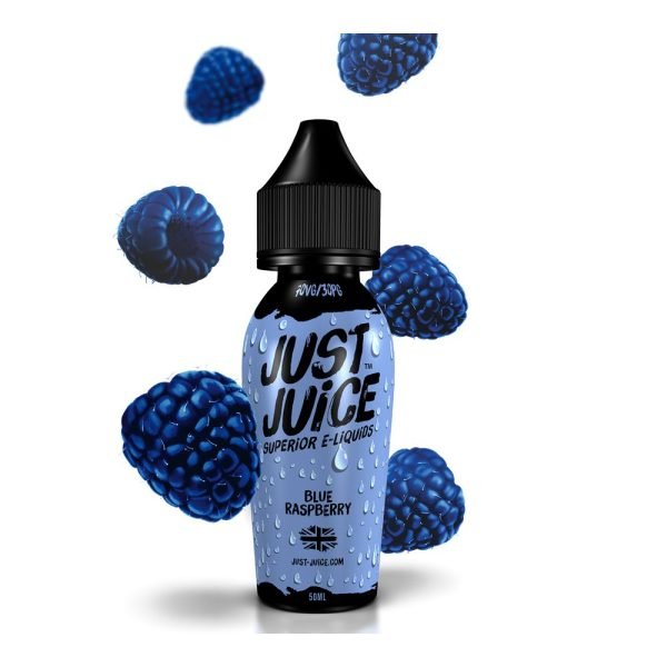 Just Juice Shortfills E-Liquid Vape Juice | Blue Raspberry 50ml - 0mg
