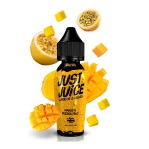 Just Juice Shortfills E-Liquid Vape Juice | Mango & Passionfruit 50ml - 0mg