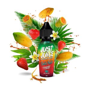 Just Juice Shortfills E-Liquid Vape Juice | Strawberry & Curuba 50ml - 0mg
