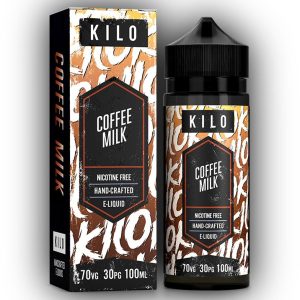 Kilo Shortfills E-Liquid Vape Juice | Coffee Milk 100ml - 0mg