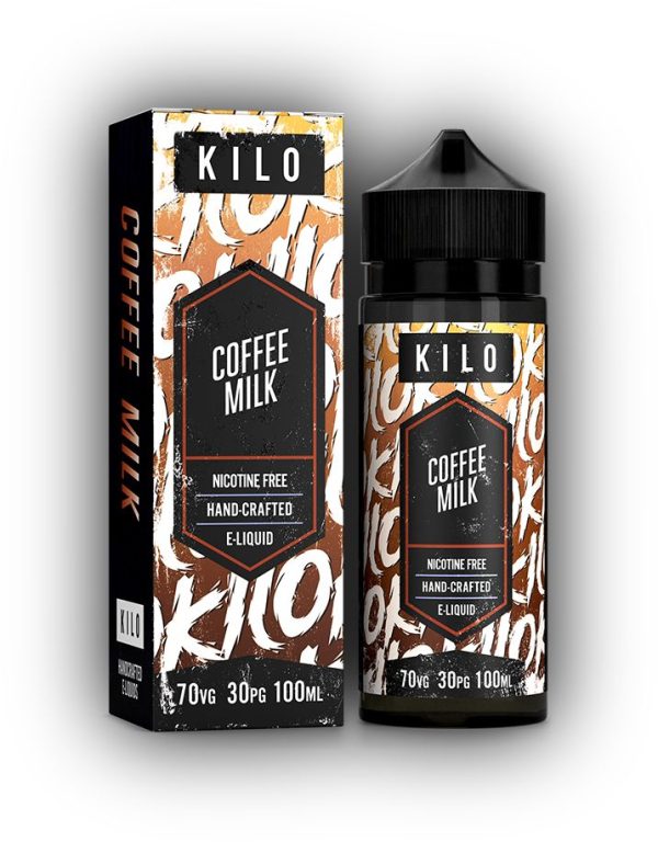 Kilo Shortfills E-Liquid Vape Juice | Coffee Milk 100ml - 0mg