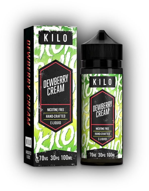 Kilo Shortfills E-Liquid Vape Juice | Dewberry Cream 100ml - 0mg