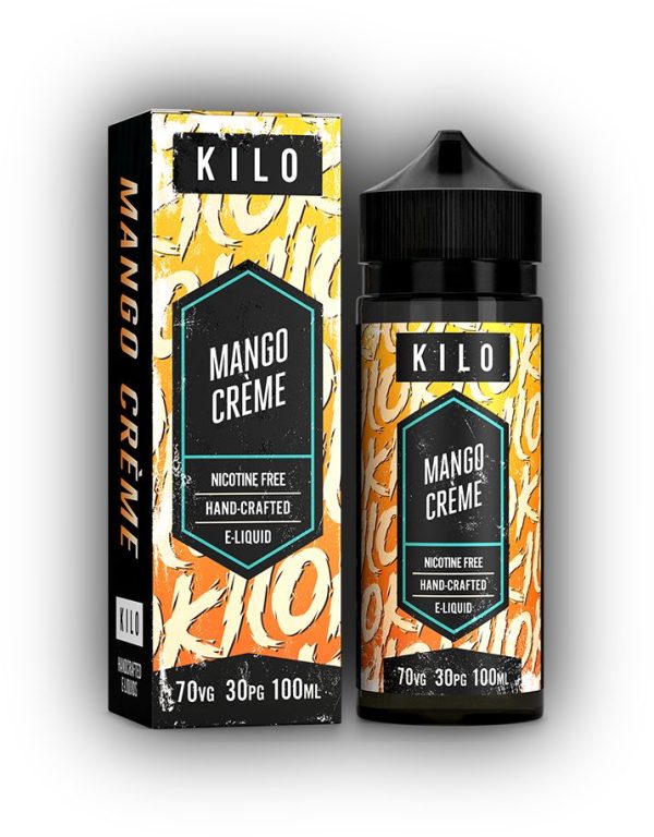 Kilo Shortfills E-Liquid Vape Juice | Mango Crème 100ml - 0mg
