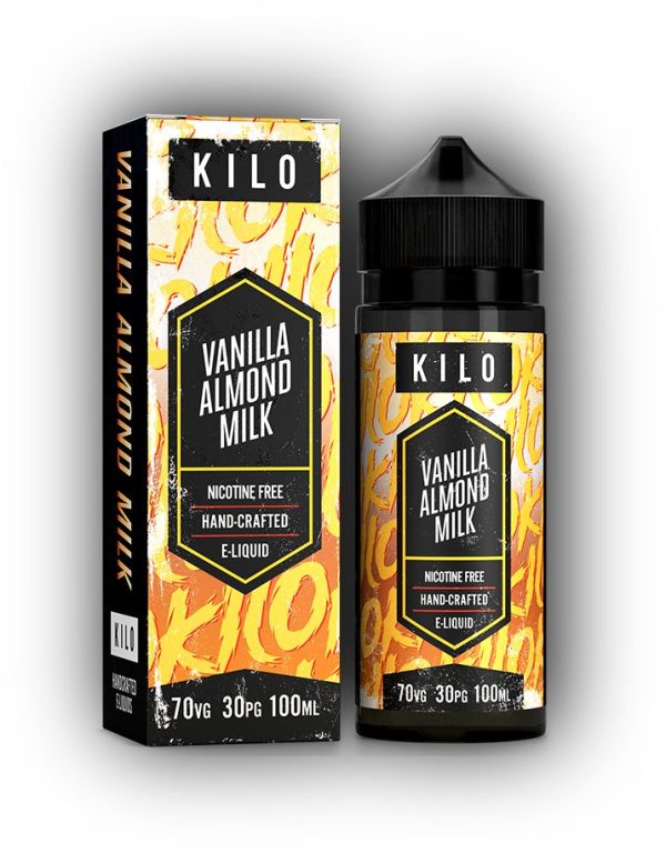 Kilo Shortfills E-Liquid Vape Juice | Vanilla Almond Milk 100ml - 0mg