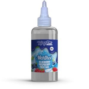 Kingston Shortfills E-Liquid Vape Juice | Blue Raspberry Menthol 500ml - 0mg