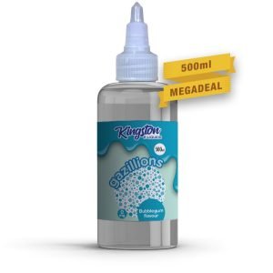Kingston Shortfills E-Liquid Vape Juice | Gazillions Bubblegum 500ml - 0mg
