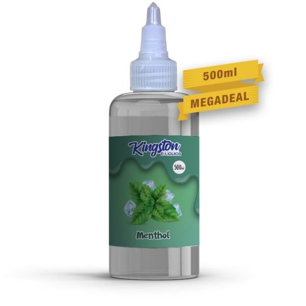 Kingston Shortfills E-Liquid Vape Juice | Menthol 500ml - 0mg