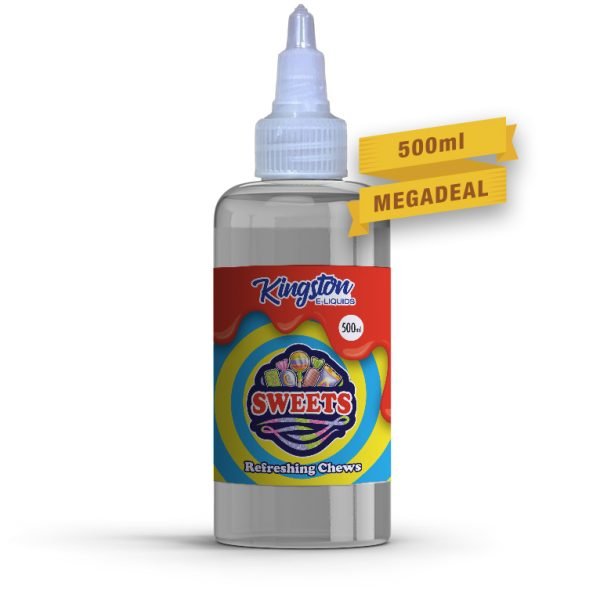 Kingston Shortfills E-Liquid Vape Juice | Refreshing Chews 500ml - 0mg