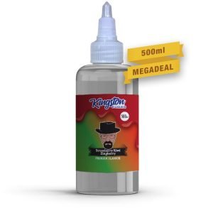 Kingston Shortfills E-Liquid Vape Juice | Strawberry Kiwi Zingberry 500ml - 0mg