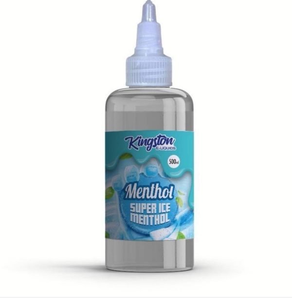 Kingston Shortfills E-Liquid Vape Juice | Super Ice Menthol 500ml - 0mg
