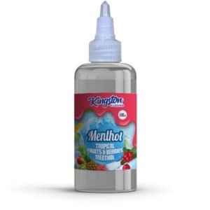 Kingston Shortfills E-Liquid Vape Juice | Tropical Fruits & Berries Menthol 500ml - 0mg