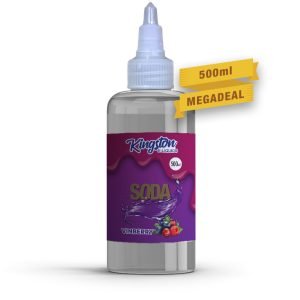 Kingston Shortfills E-Liquid Vape Juice | Vinberry Soda 500ml - 0mg