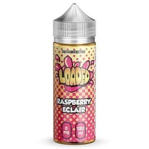 Loaded Shortfills E-Liquid Vape Juice | Raspberry Éclair 100ml - 0mg