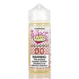 Loaded Shortfills E-Liquid Vape Juice | Strawberry Jelly Donut 100ml - 0mg