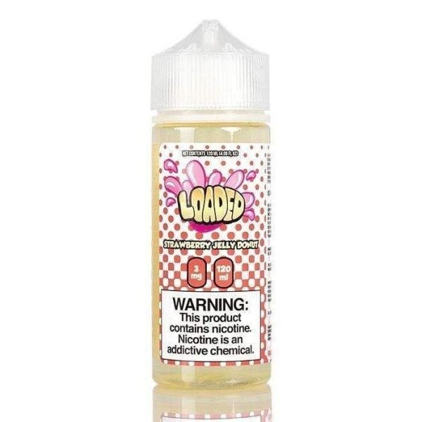 Loaded Shortfills E-Liquid Vape Juice | Strawberry Jelly Donut 100ml - 0mg