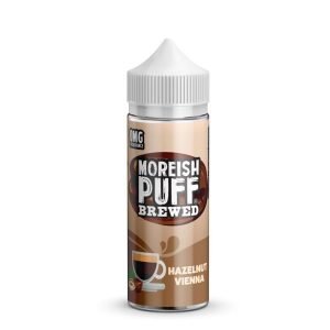 Moreish Puff Shortfills E-Liquid Vape Juice | Brewed Hazelnut Vienna 100ml - 0mg