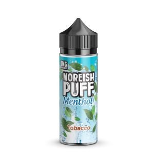 Moreish Puff Shortfills E-Liquid Vape Juice | Menthol Tobacco 100ml - 0mg